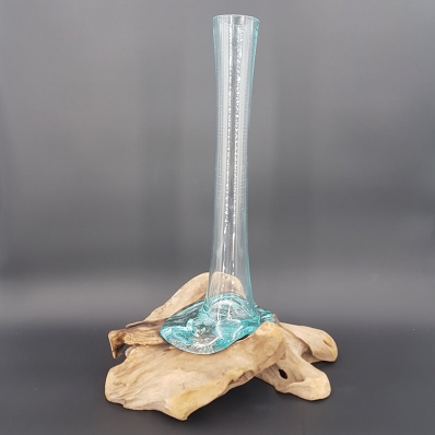 Vase en verre soufflé