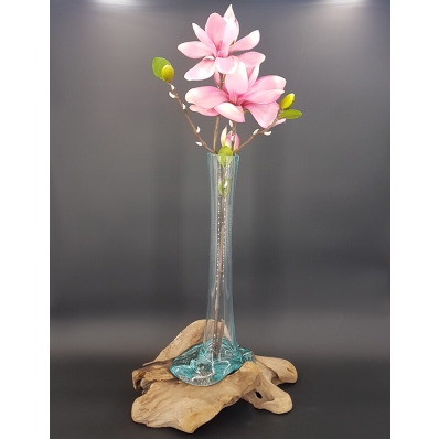 Vase en verre soufflé